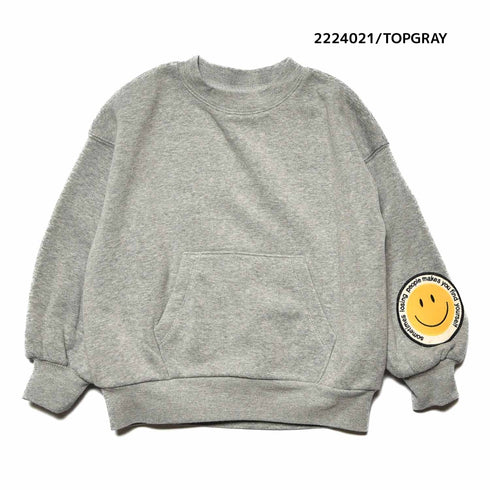 【130~150】★NEEDLEWORKS★裏毛プリントトレーナー(2224021j)